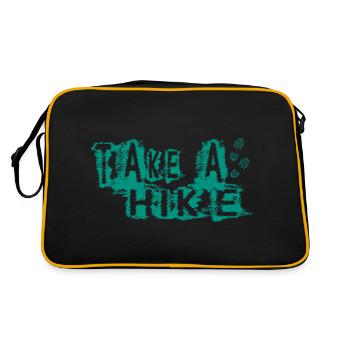 FAITES UNE RANDONNÉE - Sac Retro - noir/or - Dos