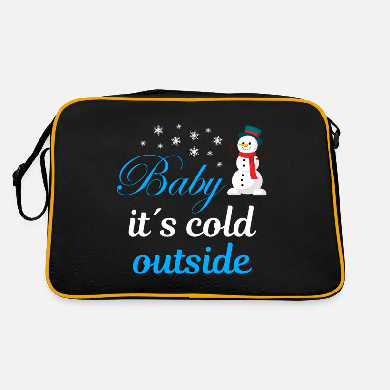 Baby its cold outside Retro Bag