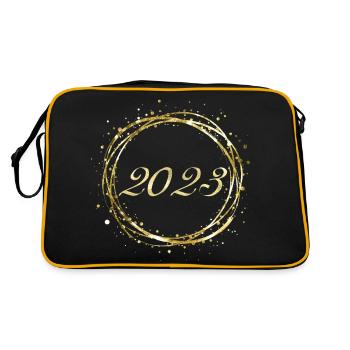 2023 - Sac Retro - noir/or - Dos