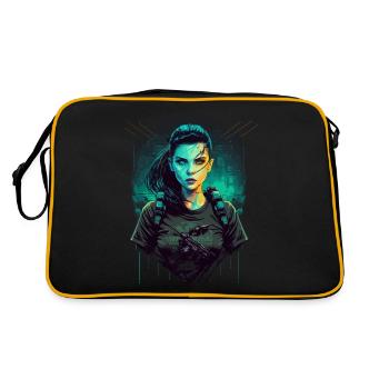 Illustration numérique tendance d’un Gorgeous - Sac Retro - noir/or - Dos