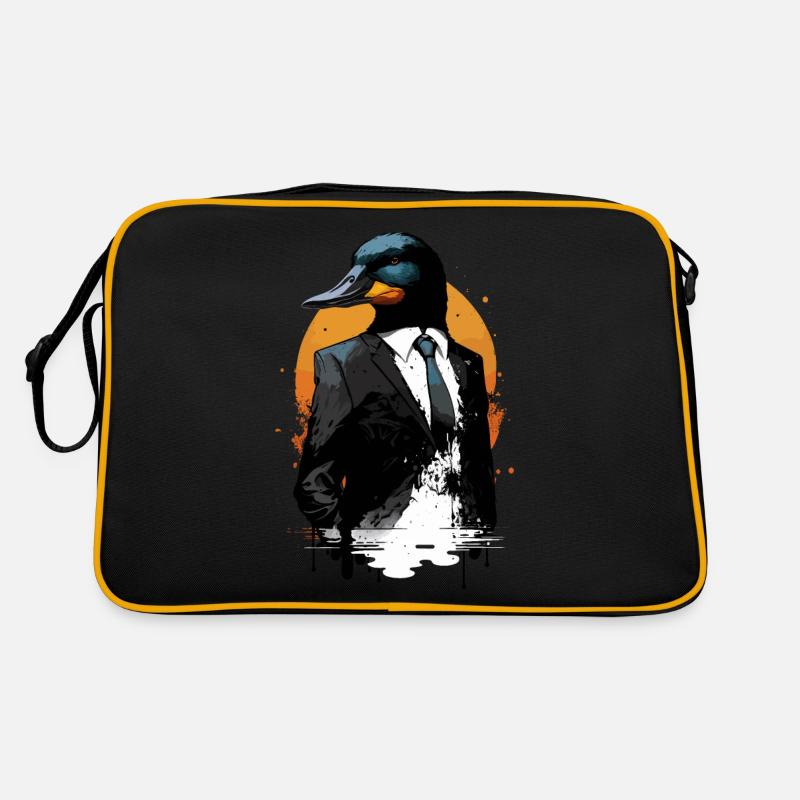 Canard - Sac Retro - noir/or