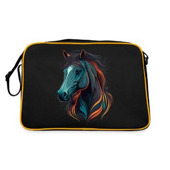 Tête de cheval Morgan - Sac Retro - noir/or - Dos