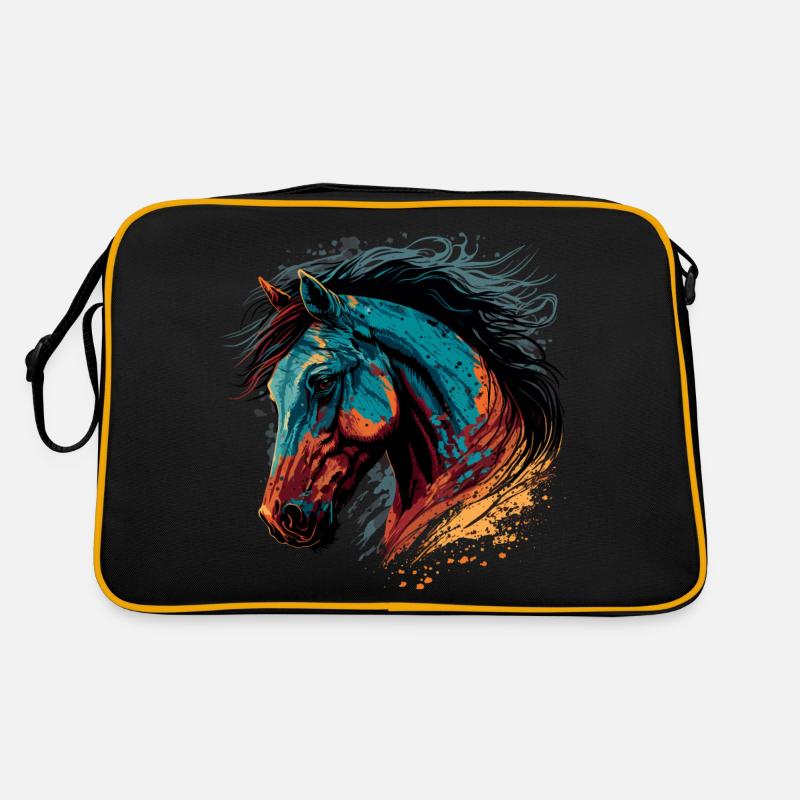 Design de tête de cheval à la mode Sac Retro