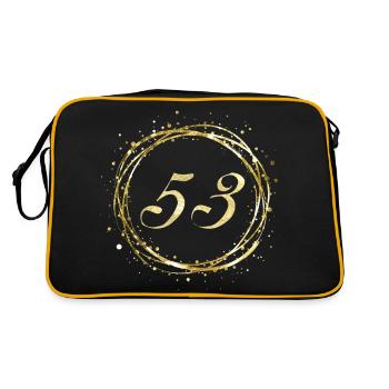 53 - Sac Retro - noir/or - Dos