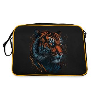 Tigre - Prédateur - Sac Retro - noir/or - Dos