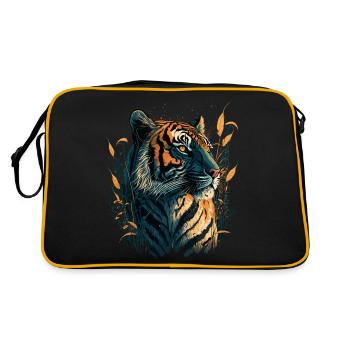 Tigre en High Gras - Sac Retro - noir/or - Dos