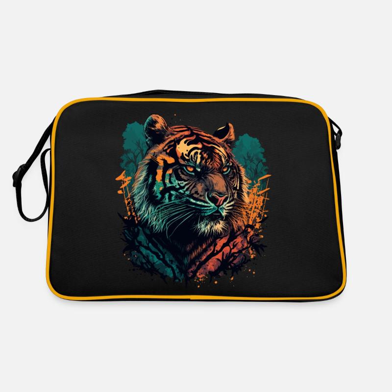 Sei ein Tiger Retro Tasche