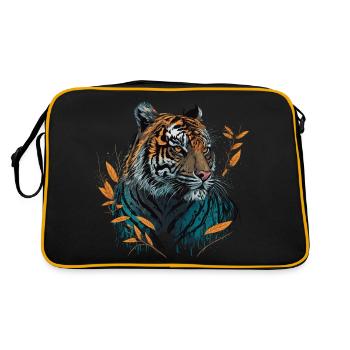 Conception du tigre - Sac Retro - noir/or - Dos