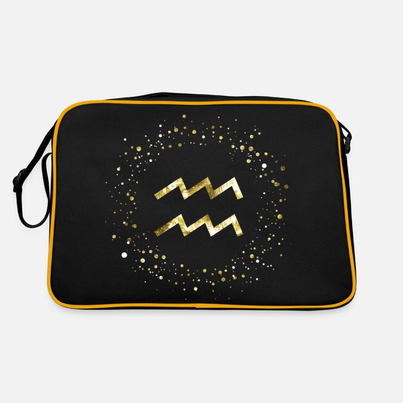 Wassermann Sternzeichen Retro Tasche