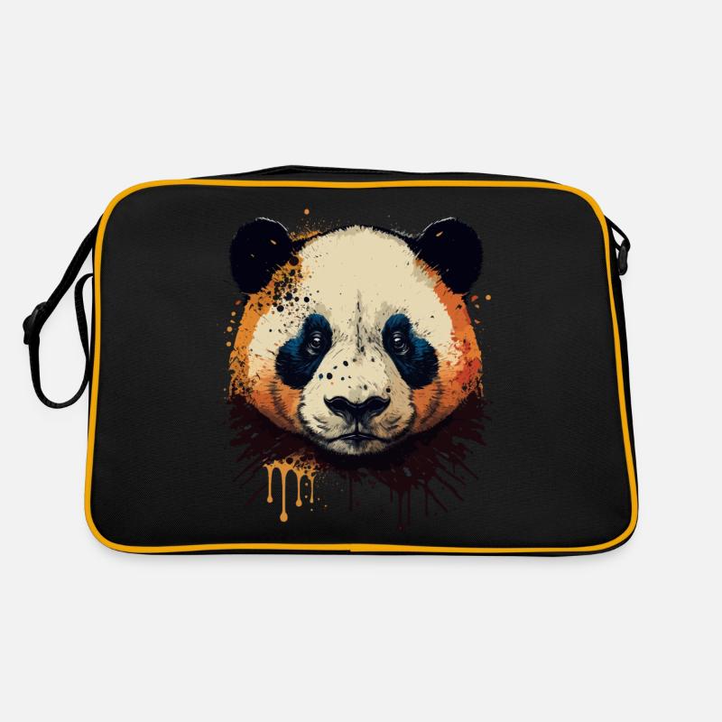 Cute Panda Retro Bag