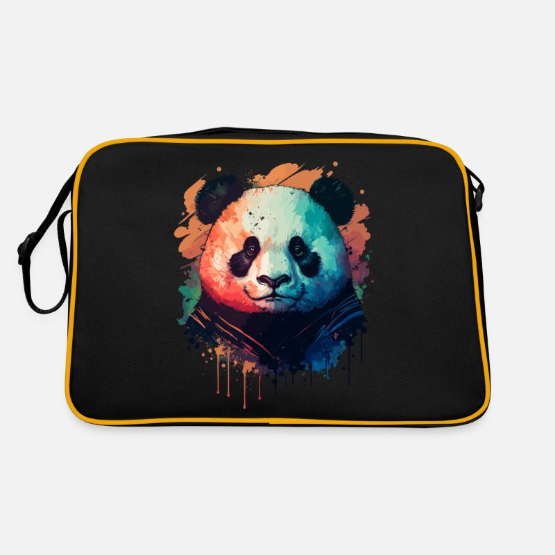 Conception de panda Sac Retro