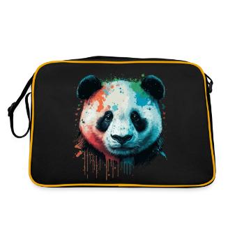 Panda Cadeau Pour les Filles - Sac Retro - noir/or - Dos