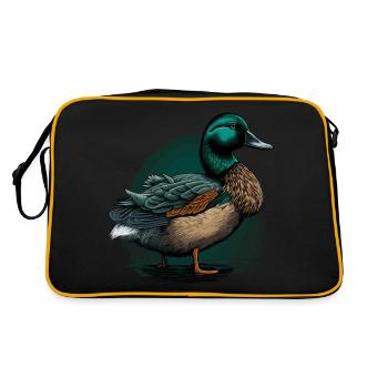 Duck Design - Retro Bag - black/gold - Back