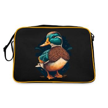 Ducky - Retro Bag - black/gold - Back