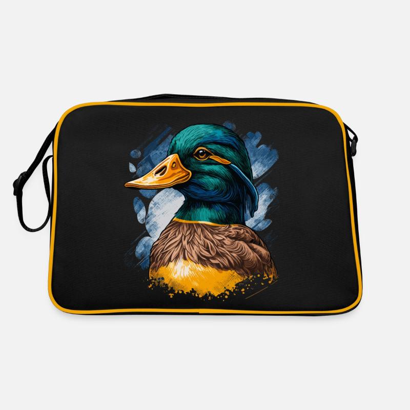 Entengesicht Retro Tasche