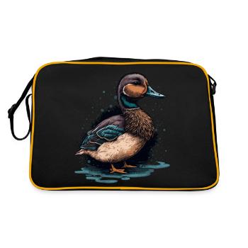 Beautiful Duck - Retro Bag - black/gold - Back