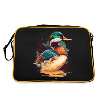 Duck Art - Retro Bag - black/gold - Back
