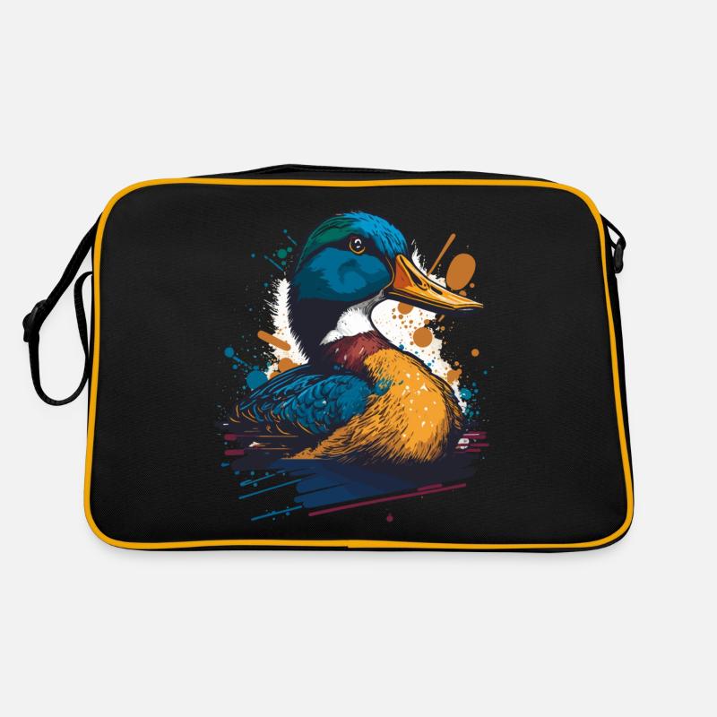 Duck Artwork Retro Bag