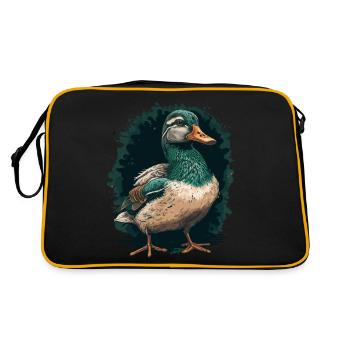 Duck Hunter - Duck - Retro Bag - black/gold - Back