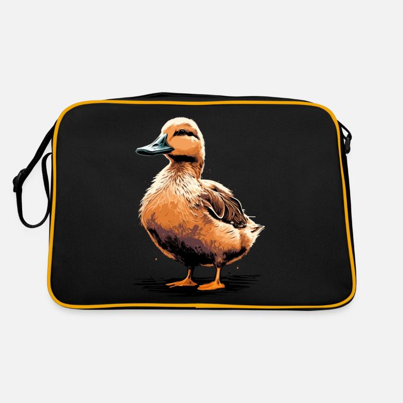 Junge Ente Retro Tasche