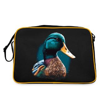 Duck Head Illustration - Retro Bag - black/gold - Back