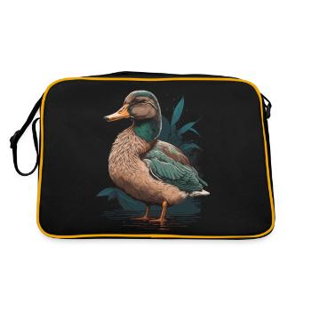 Duck Duck - Retro Bag - black/gold - Back