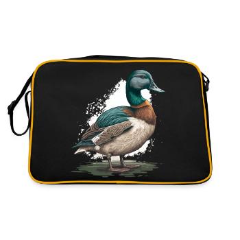 Duck Friend - Retro Bag - black/gold - Back