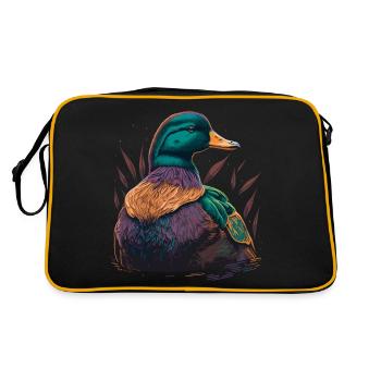 Female Duck - Retro Bag - black/gold - Back