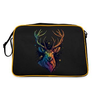 Cerf - Sac Retro - noir/or - Dos