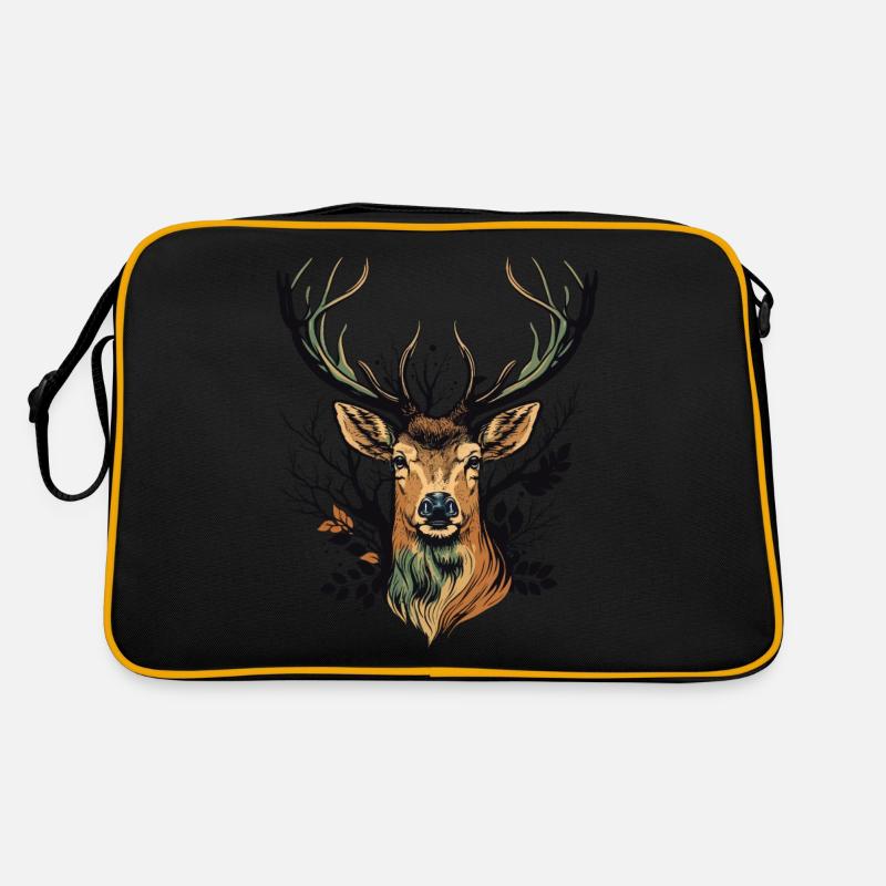 Visage de cerf Sac Retro