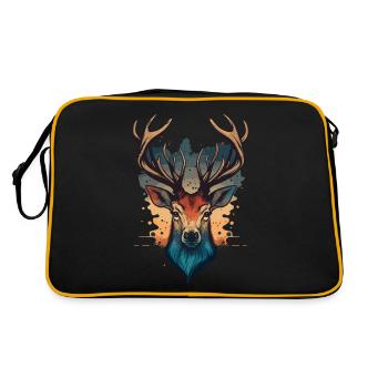 Chasse au cerf - Sac Retro - noir/or - Dos