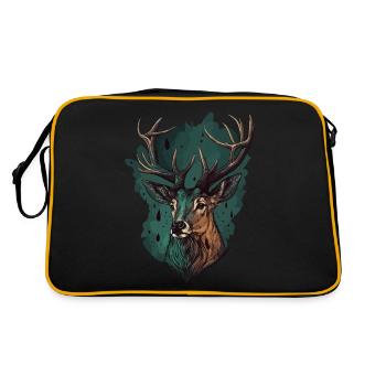 Drôle de cerf - Sac Retro - noir/or - Dos
