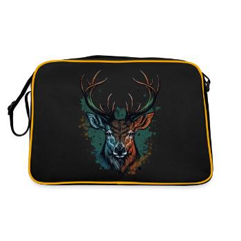 Tête de bouc - Sac Retro - noir/or - Dos