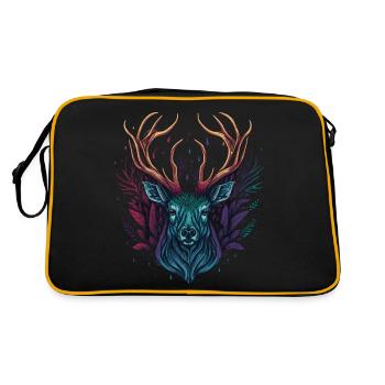 Cerf - Sac Retro - noir/or - Dos