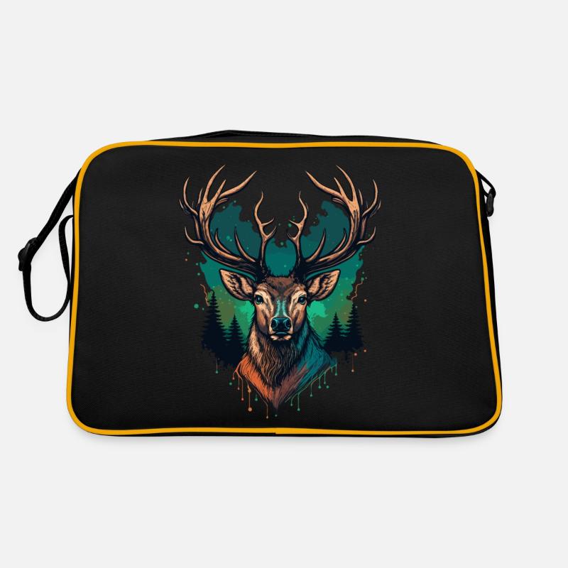 Deer Silhouette Retro Bag