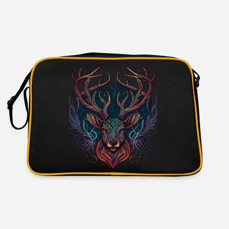 Deer Bow Hunter Retro Bag