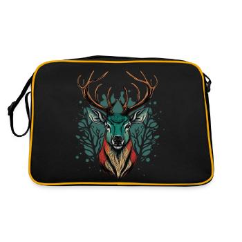 Amoureux du cerf - Sac Retro - noir/or - Dos