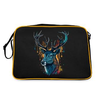 Buck Lover - Retro Bag - black/gold - Back