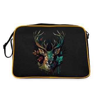Amateur de bois - Sac Retro - noir/or - Dos