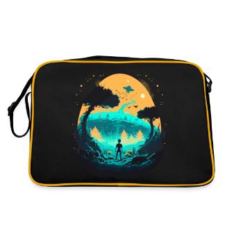 Monde fou - Sac Retro - noir/or - Dos