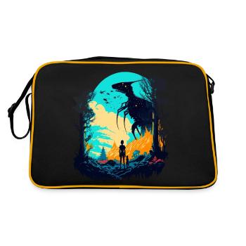 Alien rebelle - Sac Retro - noir/or - Dos