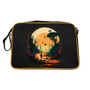 Mon extraterrestre - Sac Retro - noir/or - Dos
