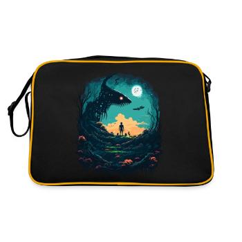 Tendances - Sac Retro - noir/or - Dos