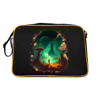 Un autre monde - Sac Retro - noir/or - Dos