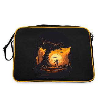 out of this world - Retro Bag - black/gold - Back