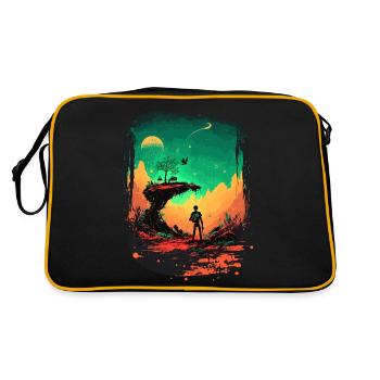 Mes œuvres - Sac Retro - noir/or - Dos