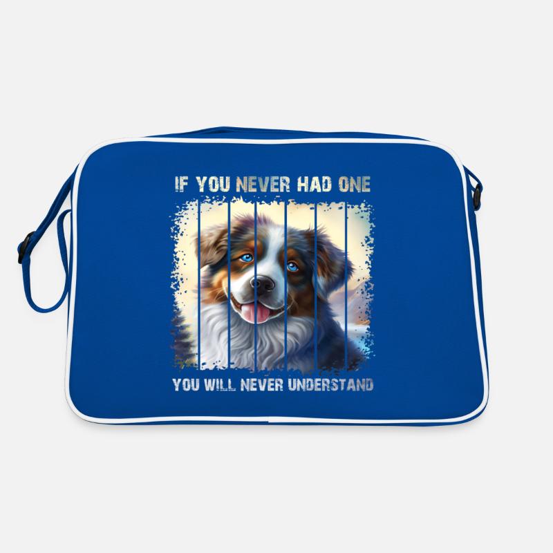 Australischer Schäferhund Retro Tasche