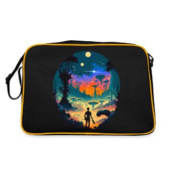 Sci Fi - Retro Bag - black/gold - Back