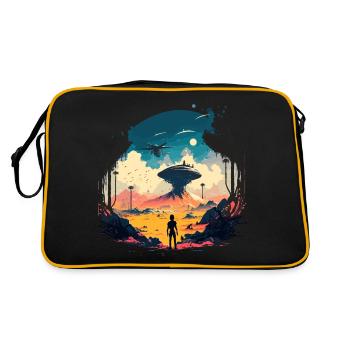 Ce monde - Sac Retro - noir/or - Dos