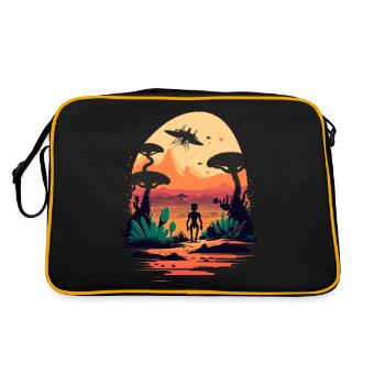 Alien dans Alien World - Sac Retro - noir/or - Dos
